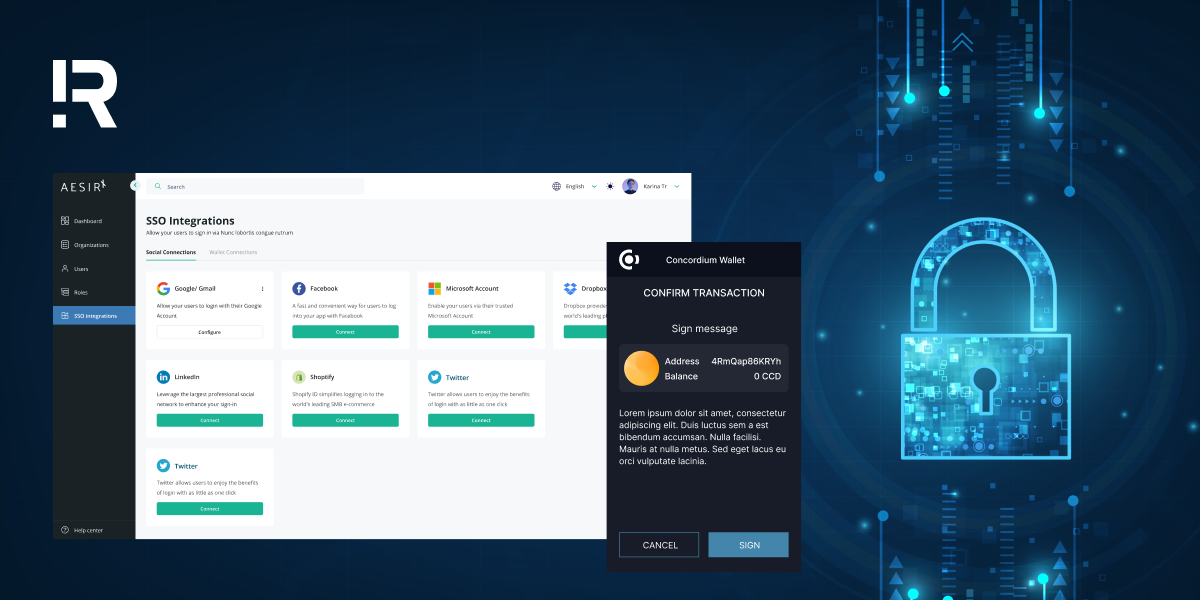 aesirx sso concordium zk id layer